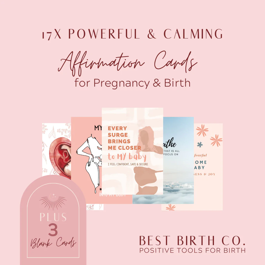 affirmation cards for pregnancy and birth