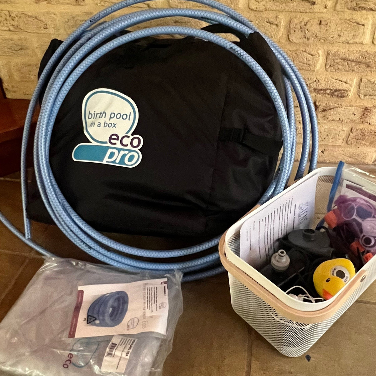 Birth pool hire accessory kit