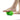 Spikey Peanut Massage Roller green