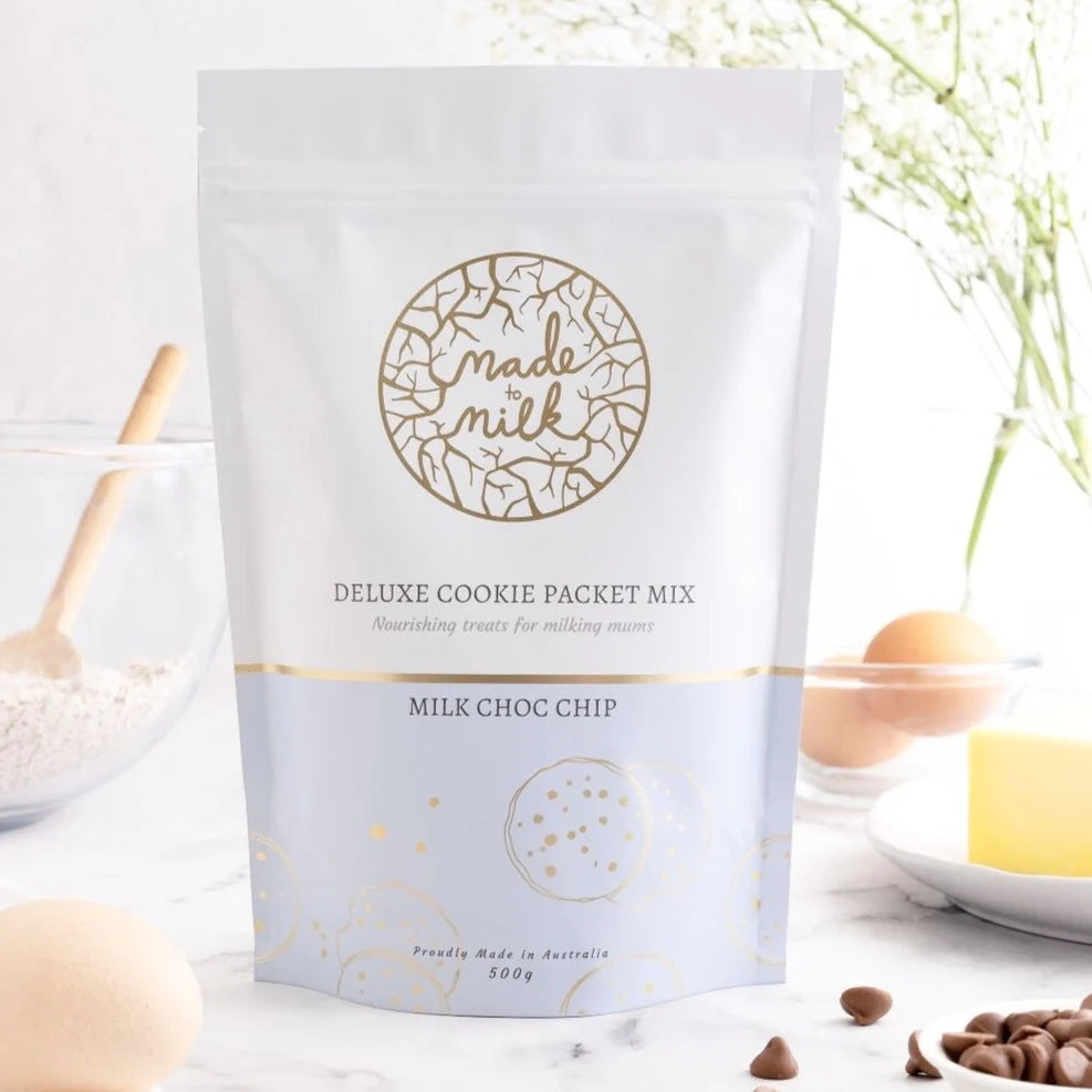 deluxe lactation cookie packet mix milk choc chip