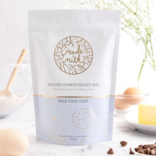 deluxe lactation cookie packet mix milk choc chip